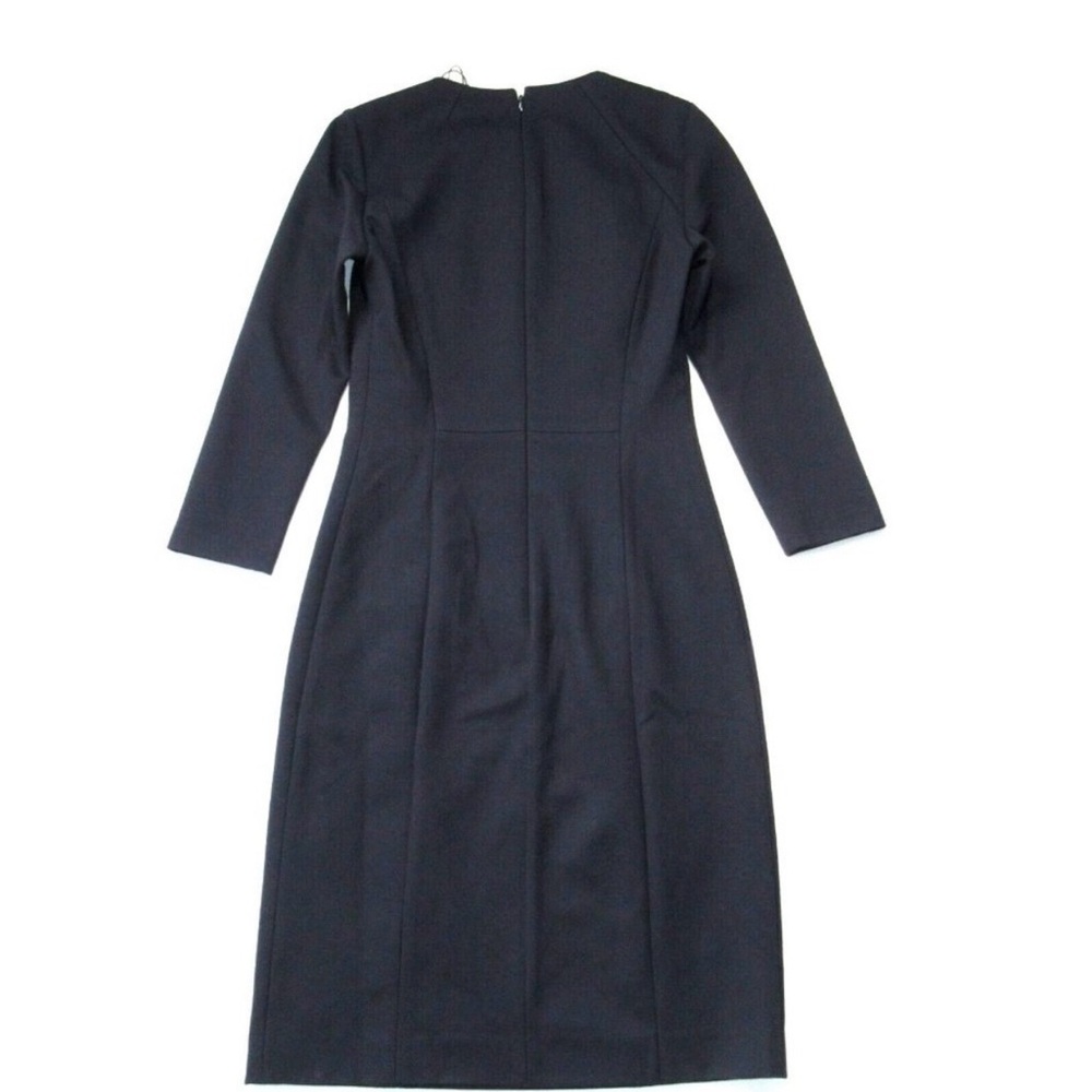 Elie Tahari Navy Long Sleeve Dress
